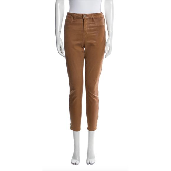 L'agence Brown Skinny Leg Pants - Picture 3 of 5